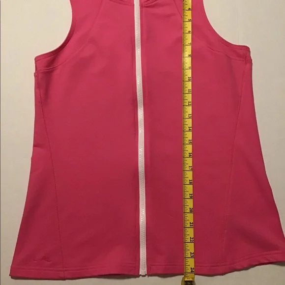 Lauren Ralph Lauren active women’s hooded vest full zip pink - Picture 3 of 7